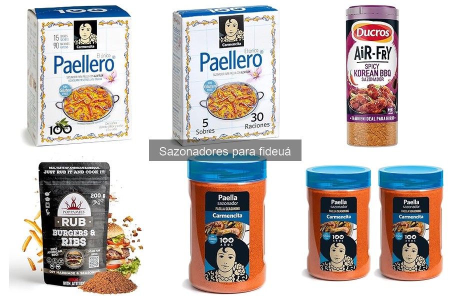 Consejos para elegir el mejor sazonador para fideuá