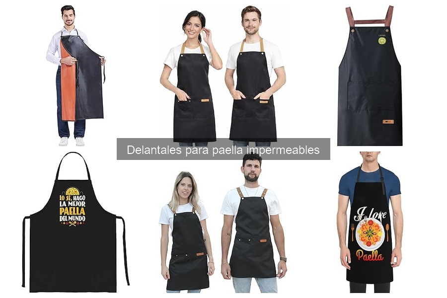 Consejos para limpiar tu delantal impermeable para paella