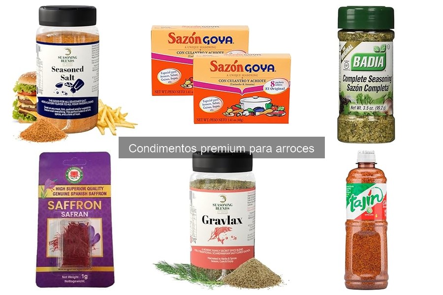 Conservación de condimentos premium para arroces
