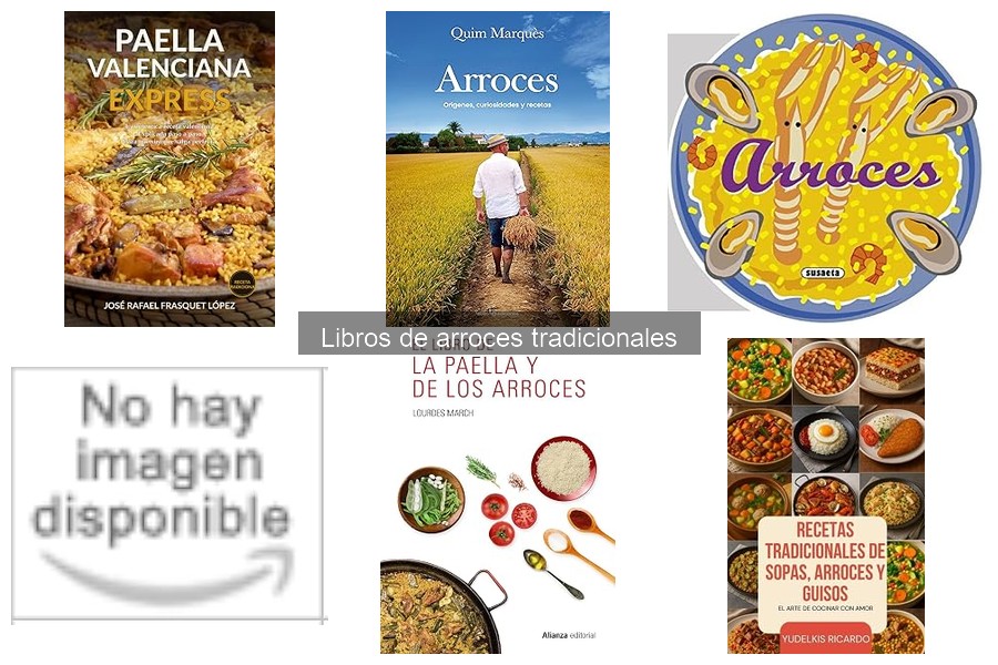 Coste promedio de libros de arroces tradicionales en 2023