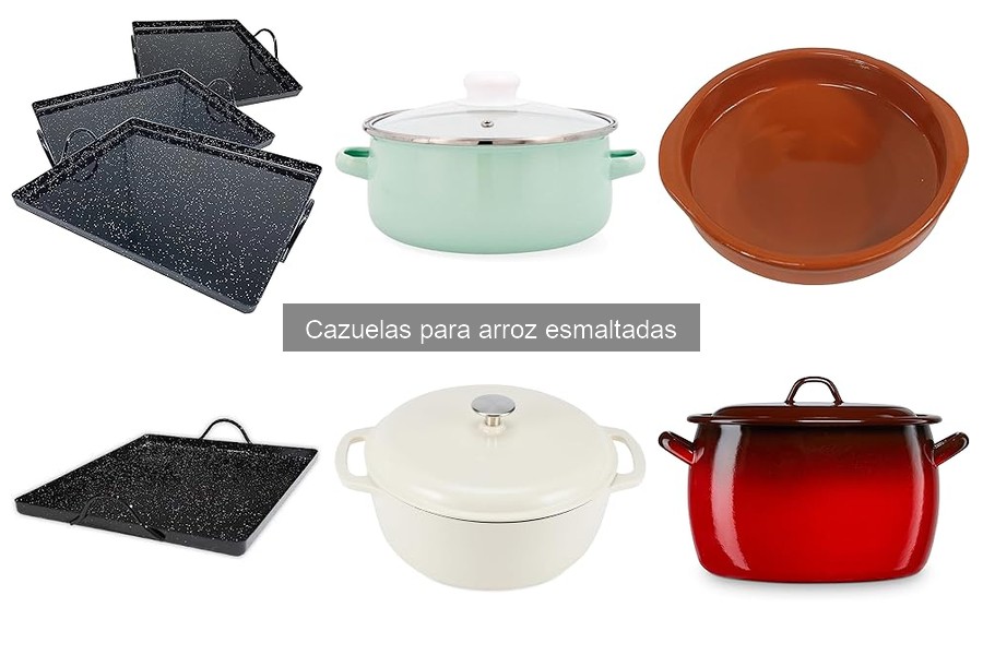 ¿Cuánto cuesta una cazuela para arroz esmaltada? Precios 2023