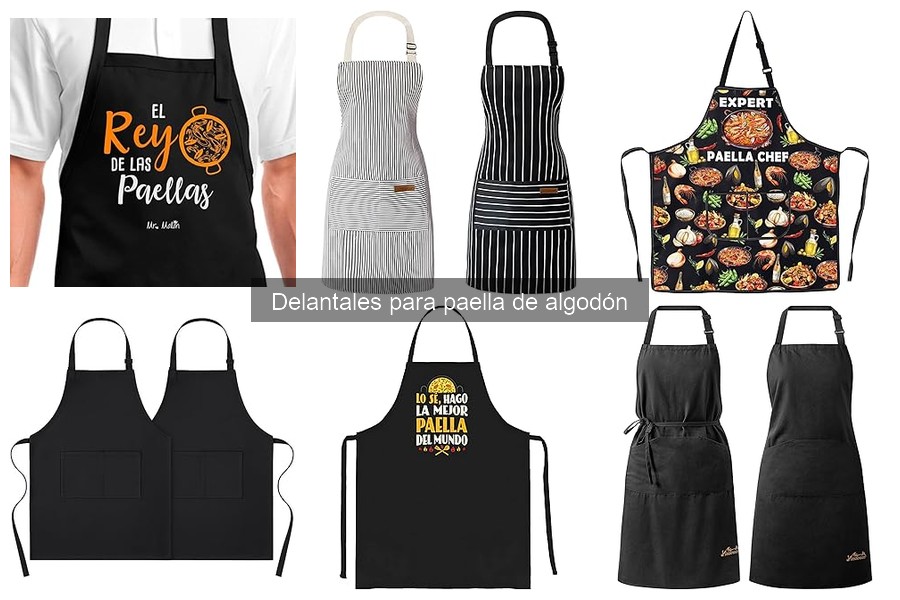 Delantal de paella personalizable: ¿vale la pena comprarlo?