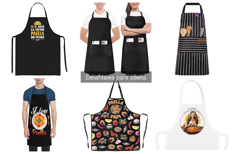 Delantales para niños: seguridad y diseño en paellas