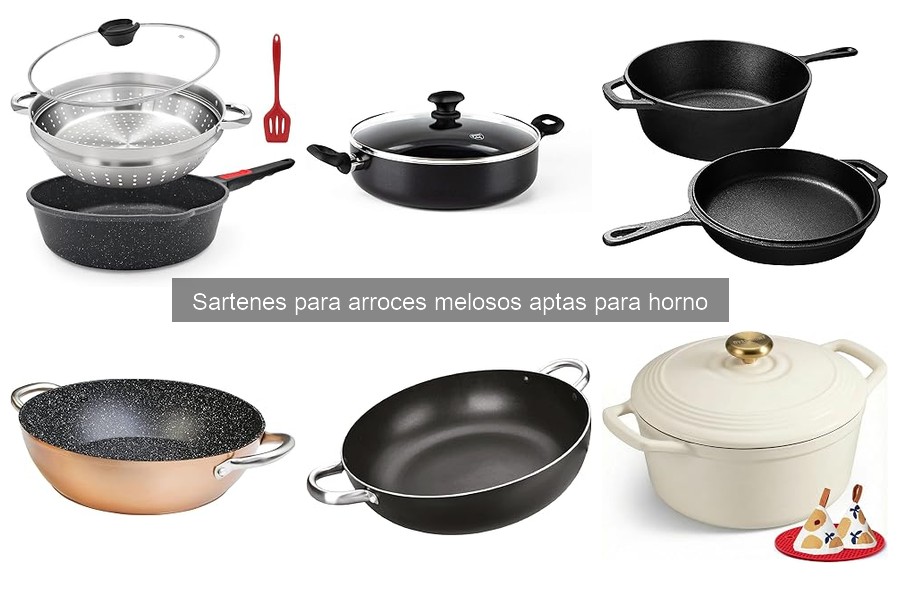 Deliciosas recetas con sartenes para arroces melosos