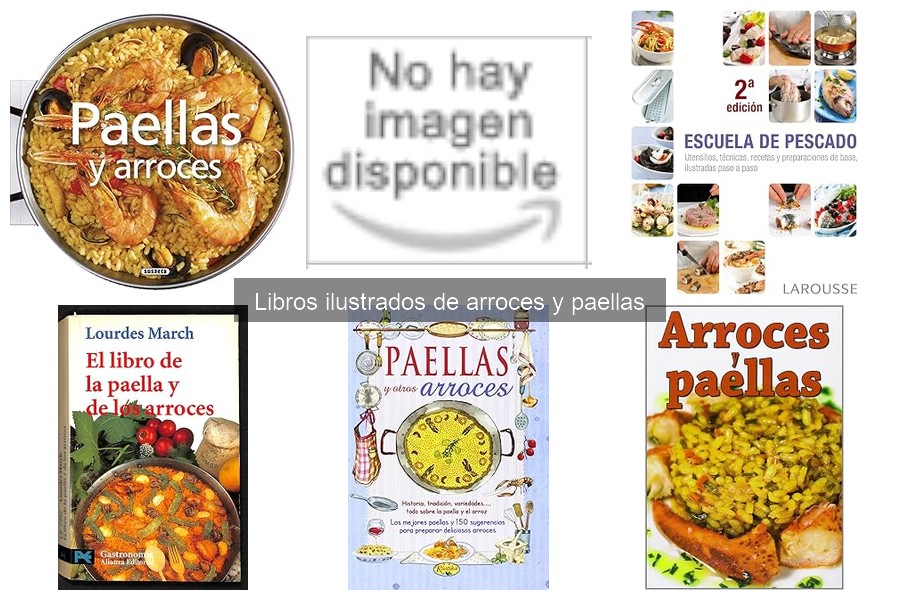 Descubre los libros ilustrados de arroces y paellas