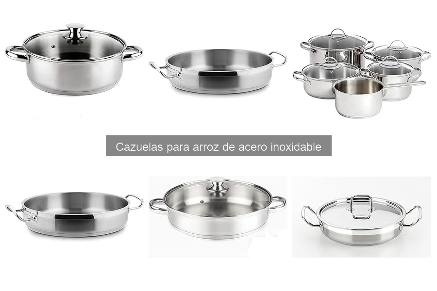 Descubre los precios de cazuelas de arroz de acero inoxidable