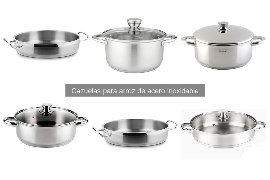 Diferencias entre cazuelas de acero inoxidable y arroceras eléctricas