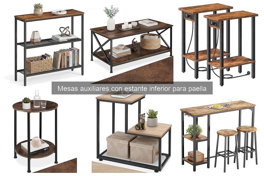 Diferencias entre Mesas Auxiliares y Otros Tipos de Mesas