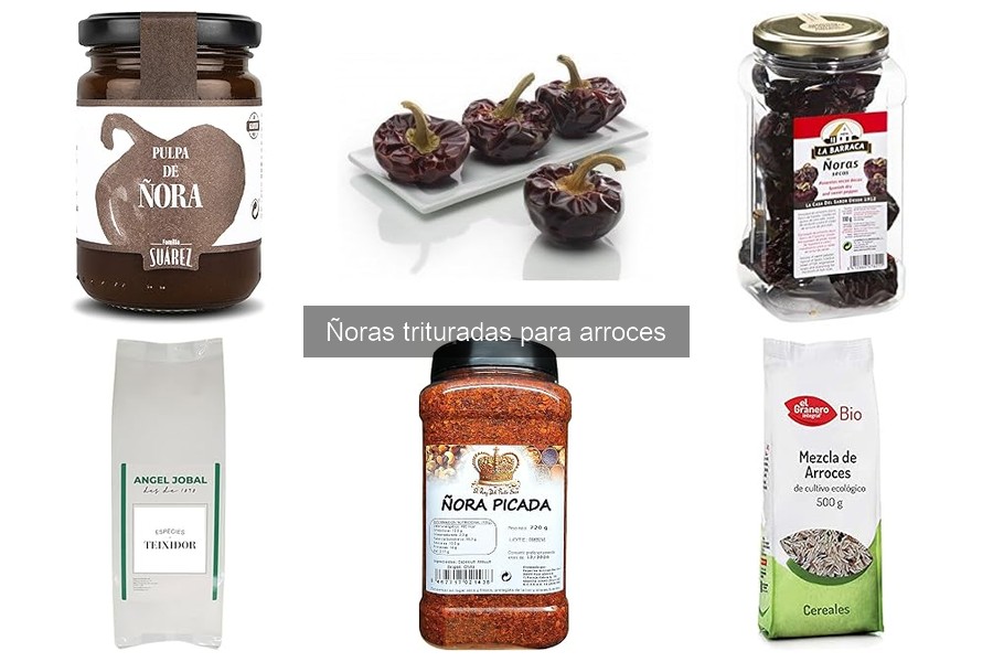 Diferencias entre ñoras trituradas y enteras en la cocina