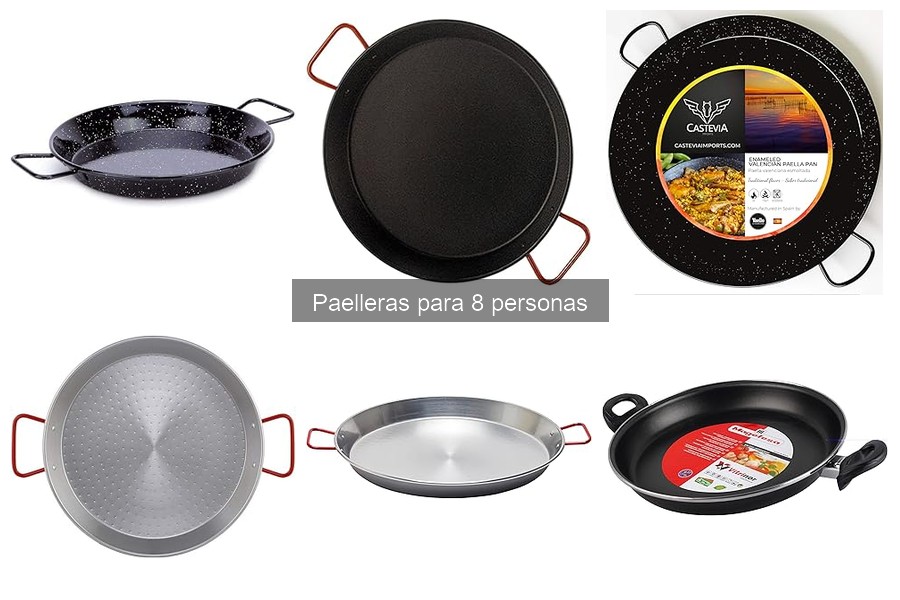 Diferencias entre paelleras de 4 y 8 personas: guía práctica