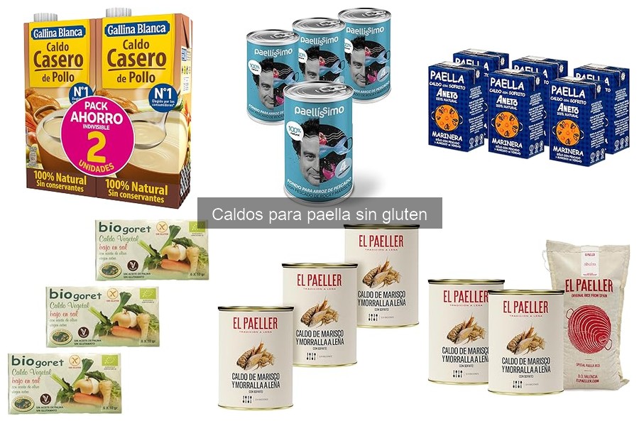 Dónde comprar caldos para paella sin gluten: las mejores opciones