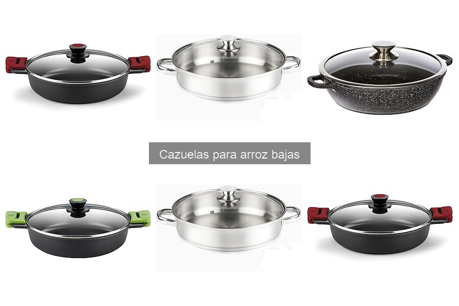 Dónde comprar cazuelas para arroz bajas: Mejores opciones