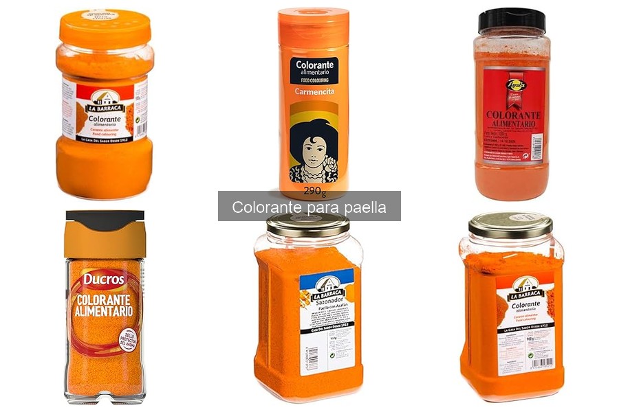 Dónde comprar colorante para paella: precios y tiendas