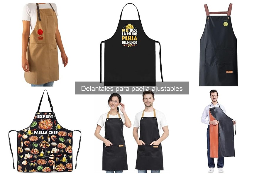 ** Dónde comprar delantales para paella ajustables