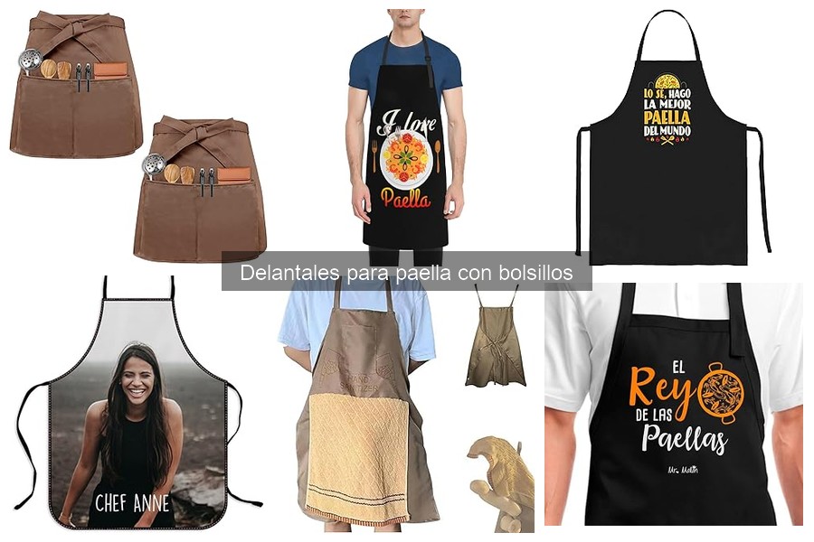 Dónde comprar delantales para paella con bolsillos