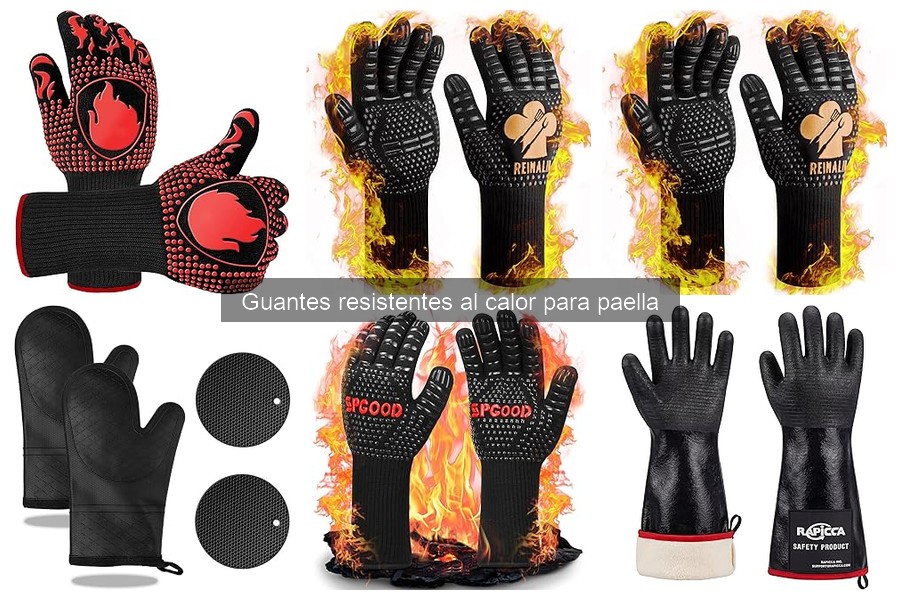 Dónde comprar guantes resistentes al calor para paella baratos