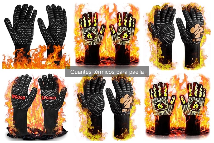 Dónde comprar guantes térmicos para paella a buen precio