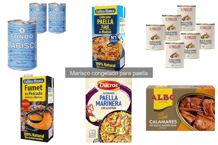 Dónde comprar marisco congelado para paella: las mejores opciones