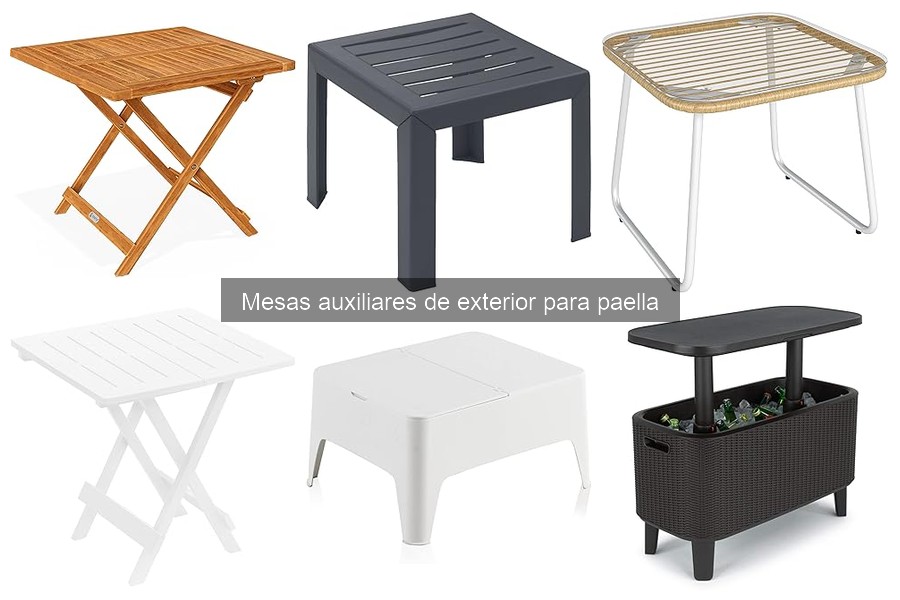 Dónde comprar mesas auxiliares para paella: guía completa