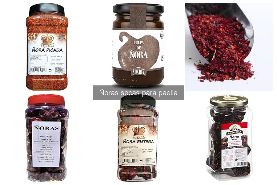 Dónde comprar ñoras secas para paella: tiendas y online