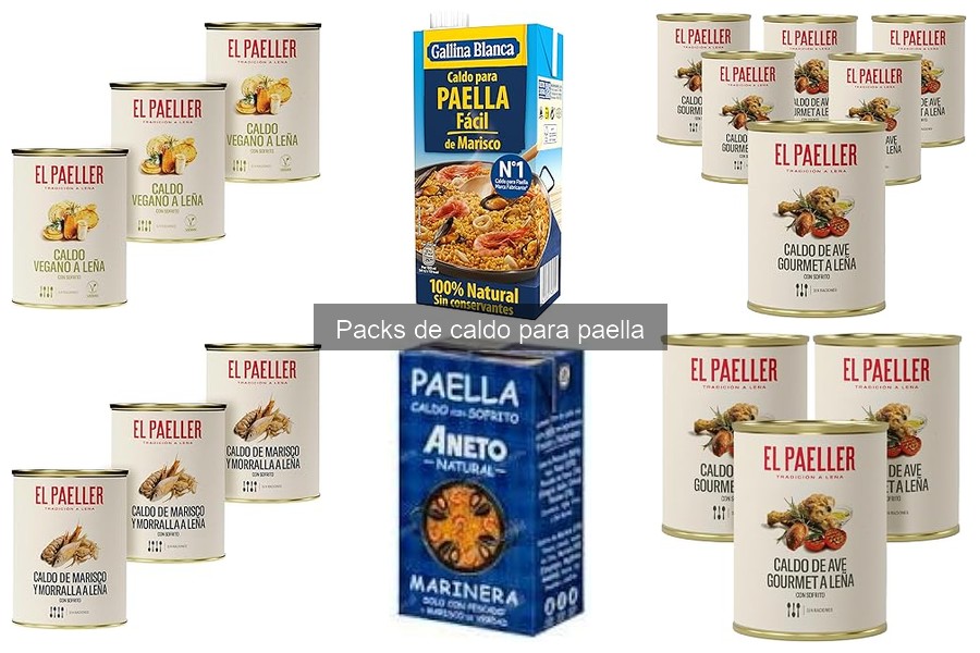 Dónde comprar packs de caldo para paella: Precios y opciones