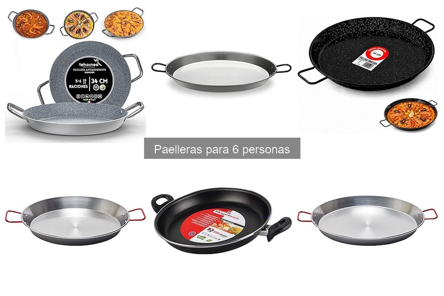 Dónde comprar paelleras para 6 personas: opciones y mejores lugares