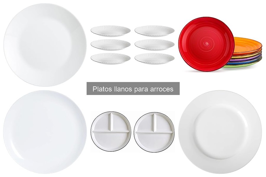 Dónde comprar platos llanos para arroces: Mejores opciones