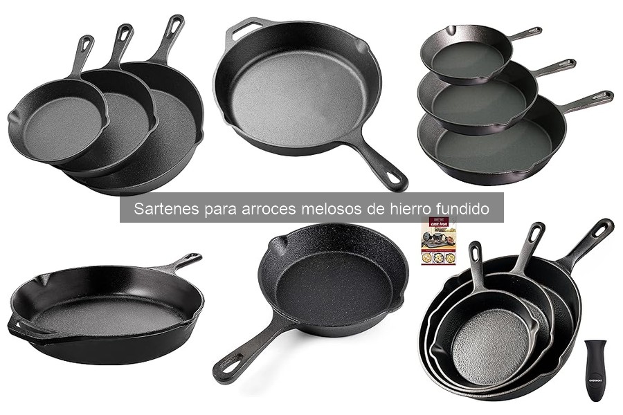 Dónde comprar sartenes de hierro fundido para arroces melosos