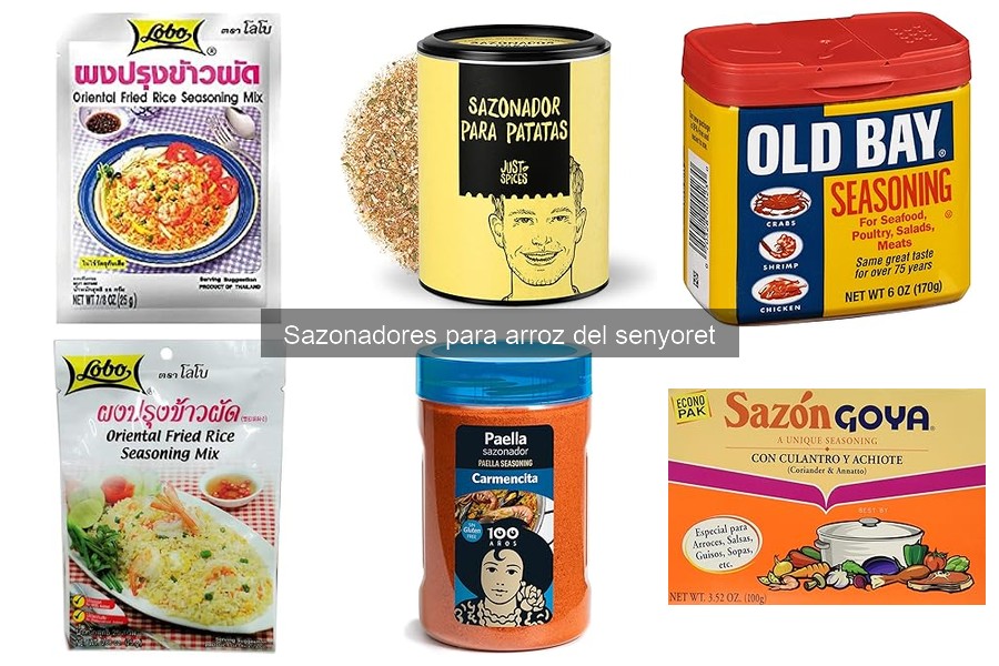 Dónde comprar sazonadores para arroz del senyoret
