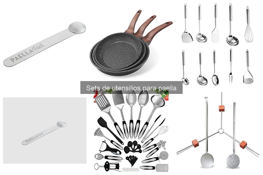 Dónde comprar sets de utensilios para paella al mejor precio