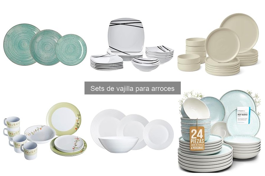 Dónde comprar sets de vajilla para arroces a buen precio