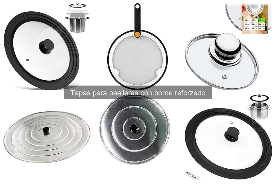 Dónde comprar tapas para paelleras con borde reforzado baratas
