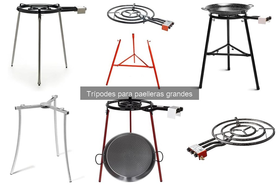 Dónde comprar trípodes para paelleras grandes al mejor precio