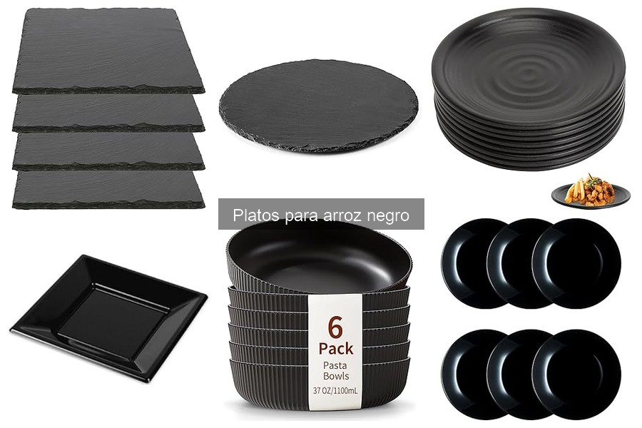 El mejor material para platos de arroz negro: guía completa