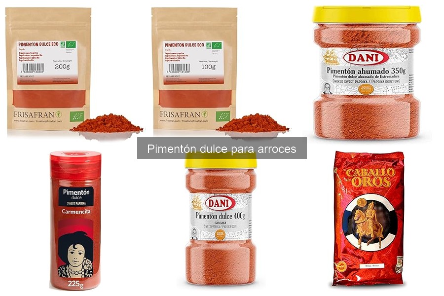 Elige el mejor pimentón dulce para tus arroces
