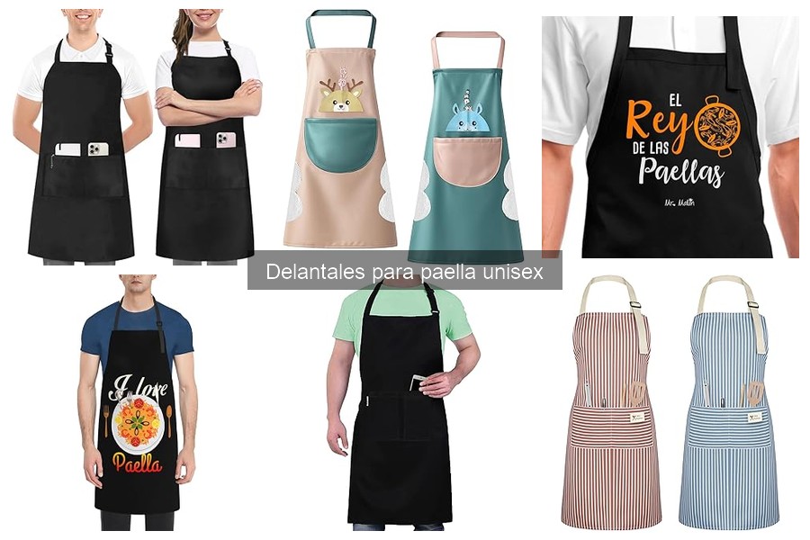 Errores comunes al elegir delantales para paella unisex