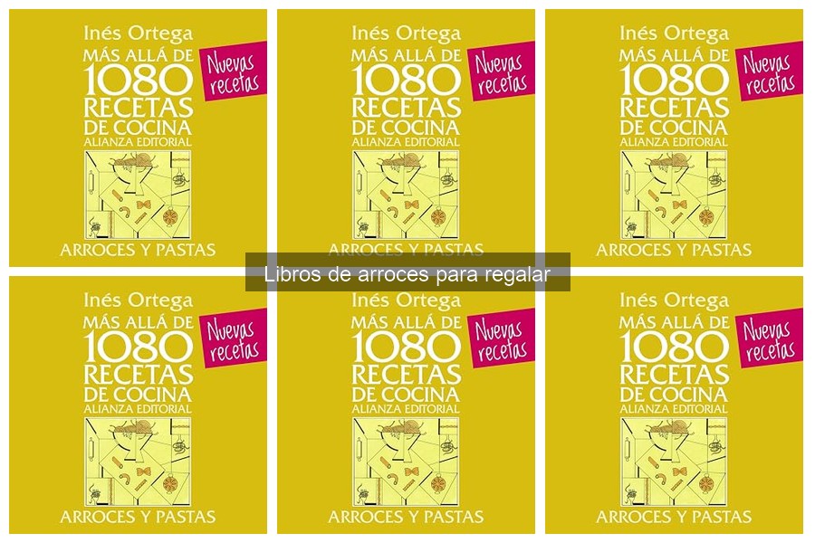 Errores comunes al elegir un libro de arroces