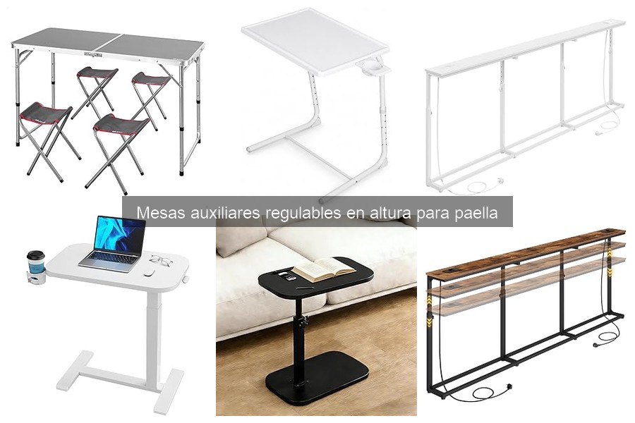 Errores comunes al usar mesas auxiliares para paella