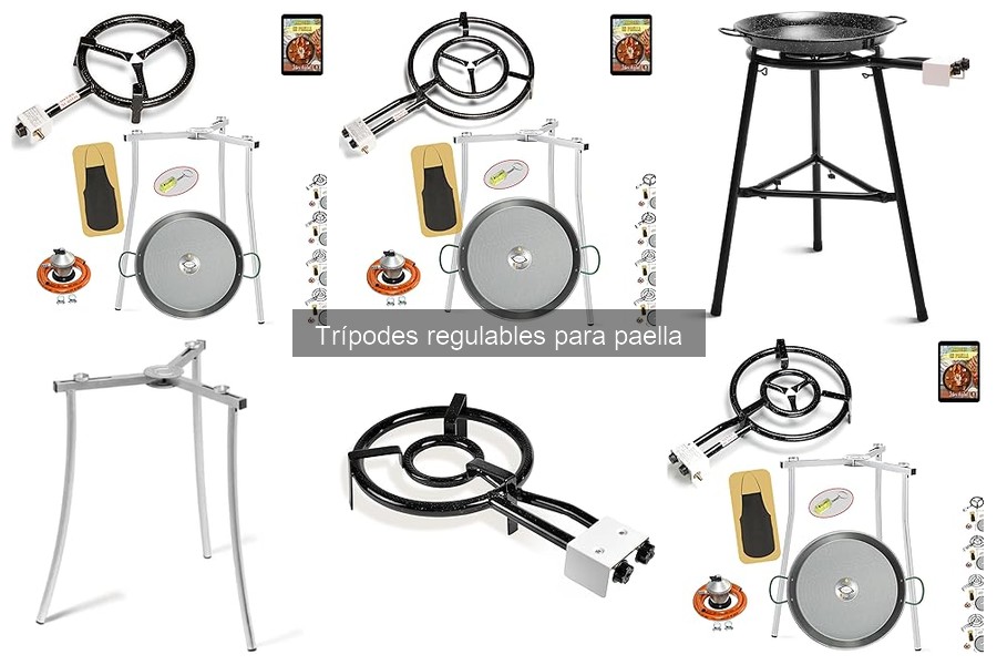 Errores comunes al usar trípodes regulables para paella