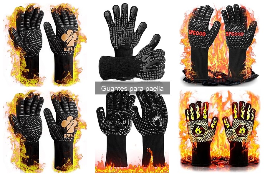 Guantes para paella recomendados para chefs profesionales