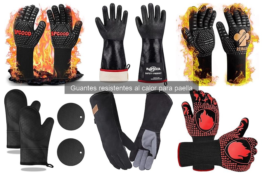 Guantes resistentes al calor: tipos y usos en la cocina
