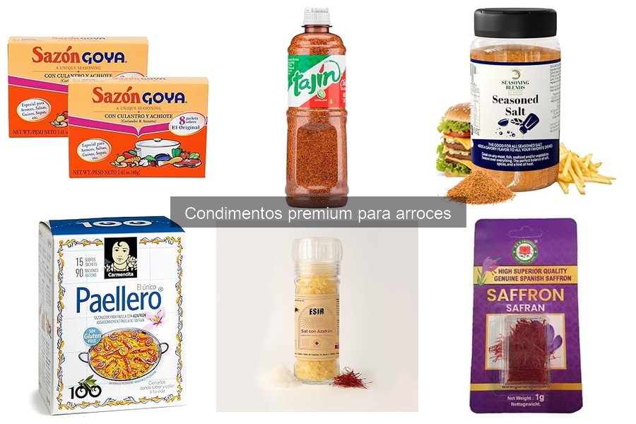 Guía de compra de condimentos premium para arroces