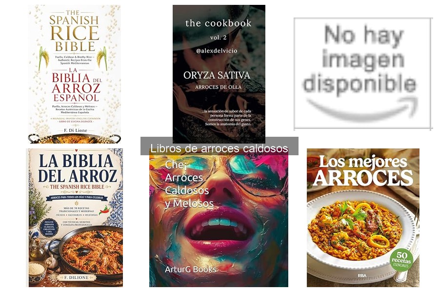Guía de compra de libros de arroces caldosos