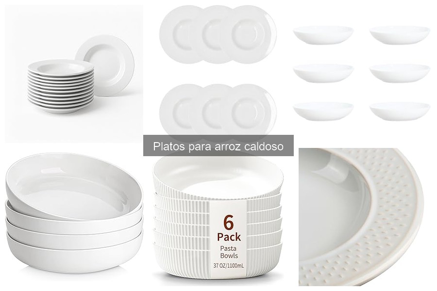 Guía de compra de platos para arroz caldoso