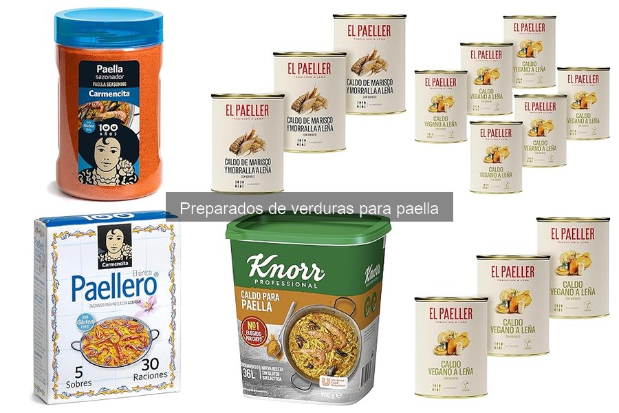 Guía de compra de preparados de verduras para paella