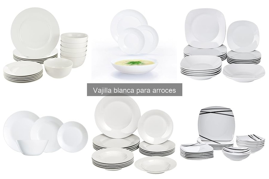Guía de compra de vajilla blanca para arroces