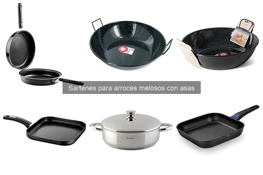 Guía de compra sartenes para arroces melosos con asas