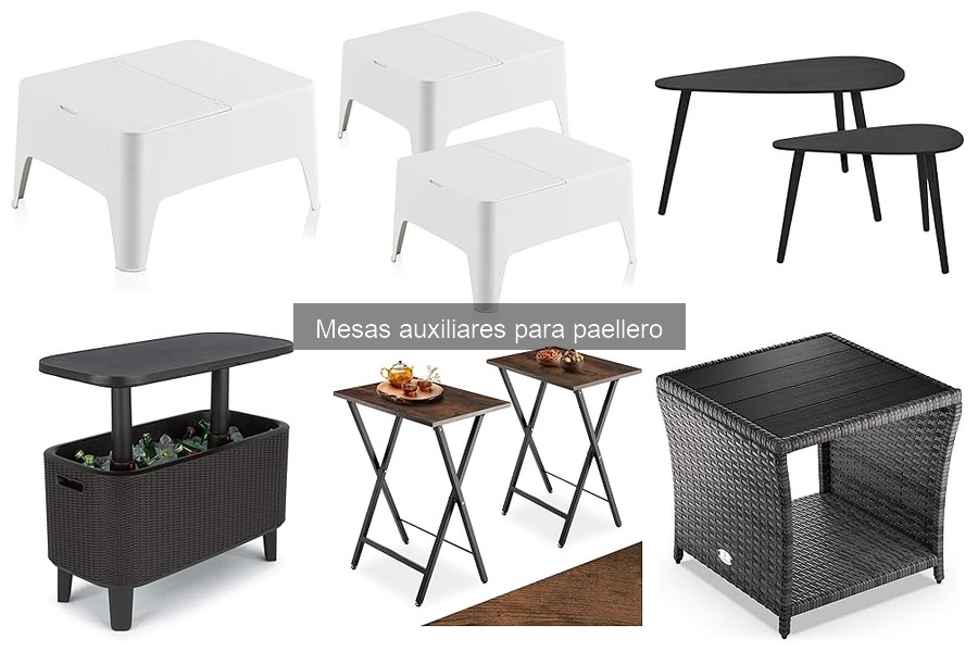 Guía para comprar mesas auxiliares para paellero