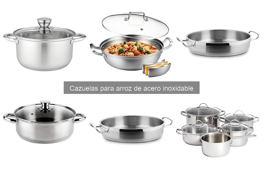Guía para elegir cazuelas de arroz de acero inoxidable