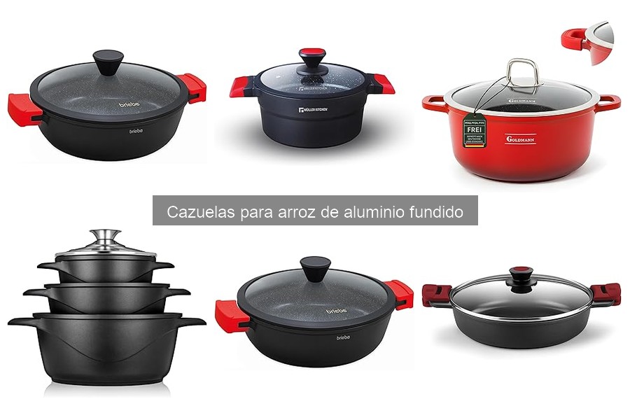 Guía para elegir la mejor cazuela de aluminio fundido para arroz